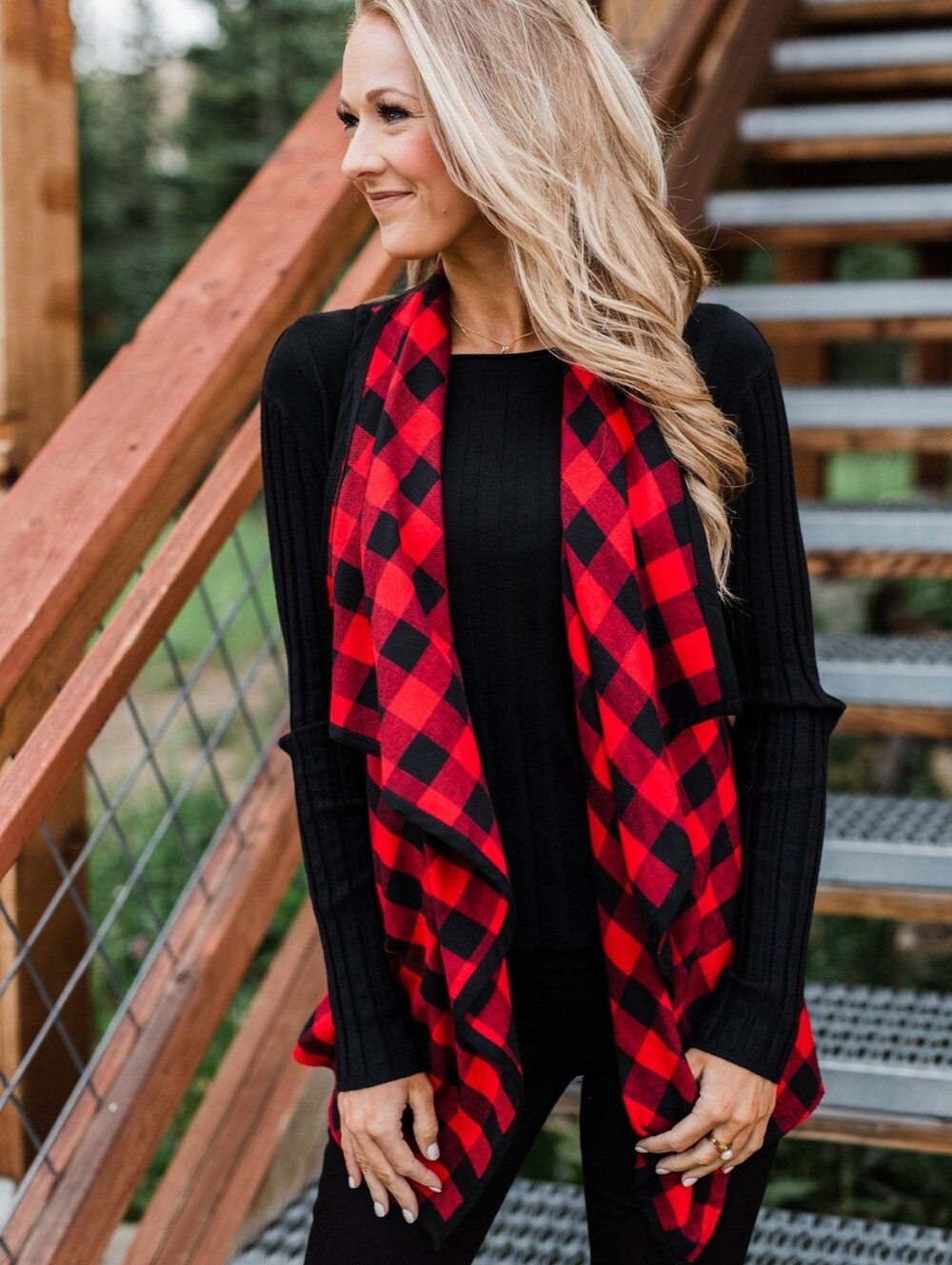 Red and black buffalo plaid best
